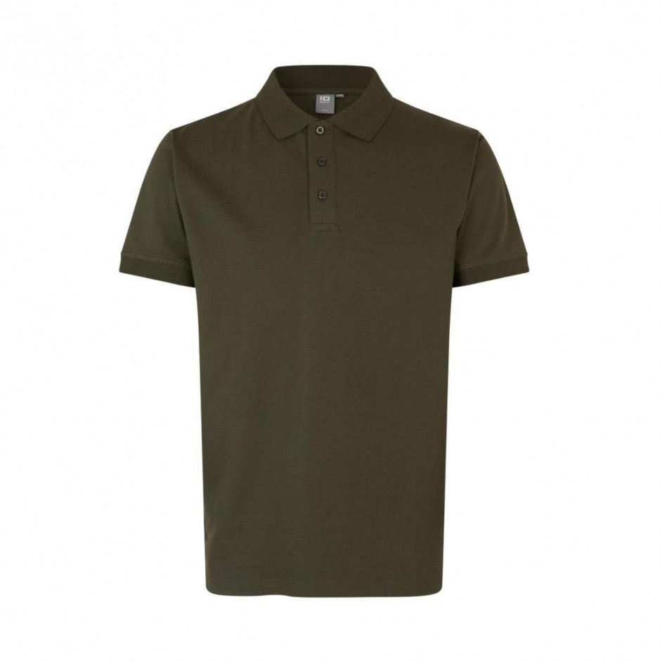 D 0525 Stretch heren pique poloshirt