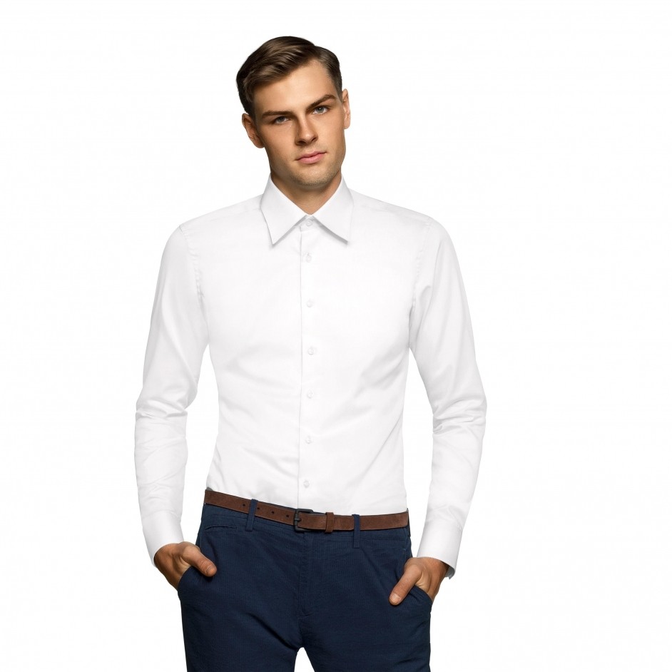 105 Hakro Long-sleeved Tailored Business Shirt