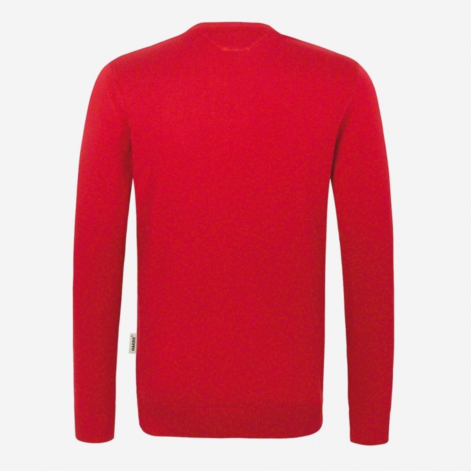 mit Webshirt V-Ausschnitt Company Klassischer Pullover -