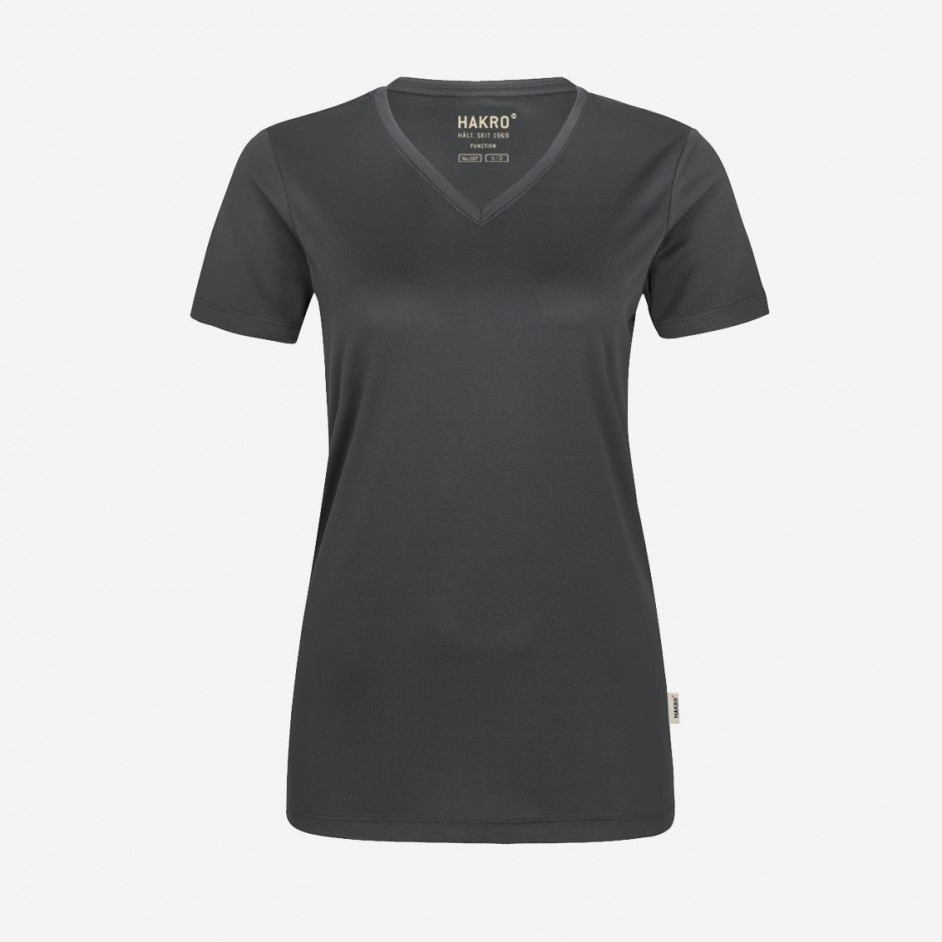 187 Hakro dames Coolmax V-Neck