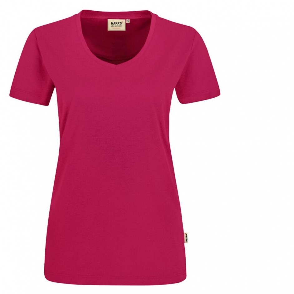 Hakro 181 Damen V-Shirt Mikralinar