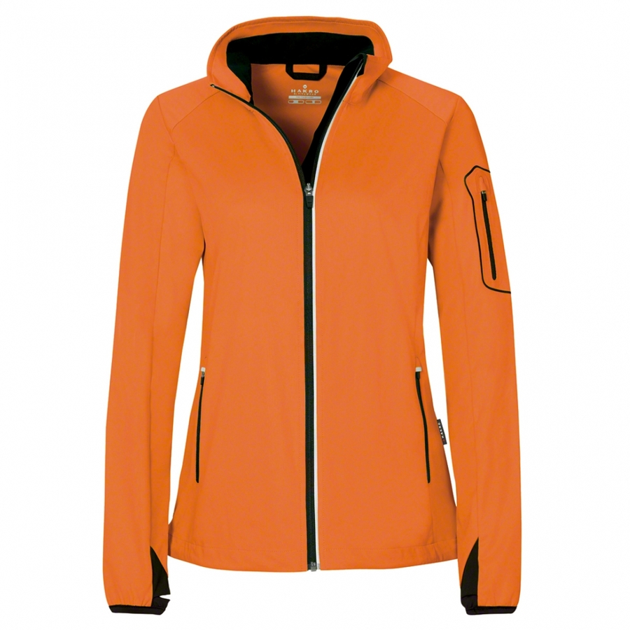 Dames Light Softshell Jack Oranje